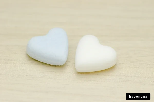 可愛いハート型のキャンディ