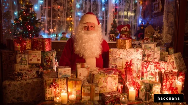 クリスマスのサンタクロース