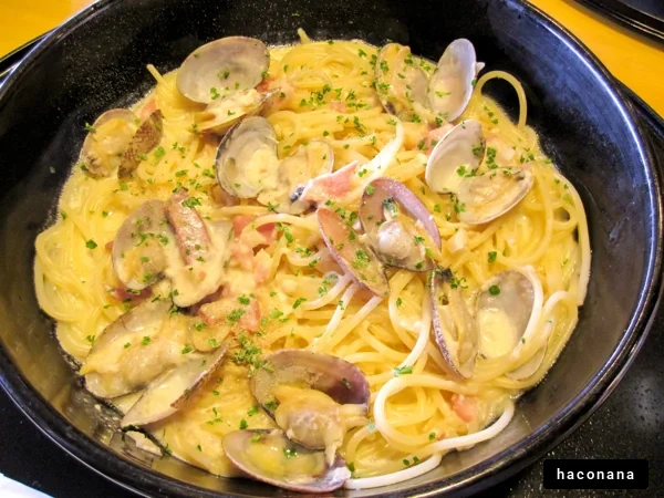 あさりのスパゲッティ料理