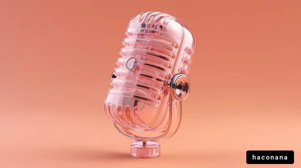 クリアマイクの美しいデザイン