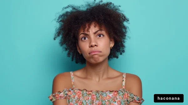 考え込む女性の表情