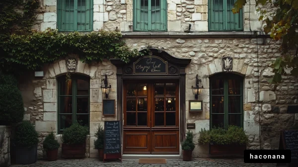 伝統的なレストランの外観