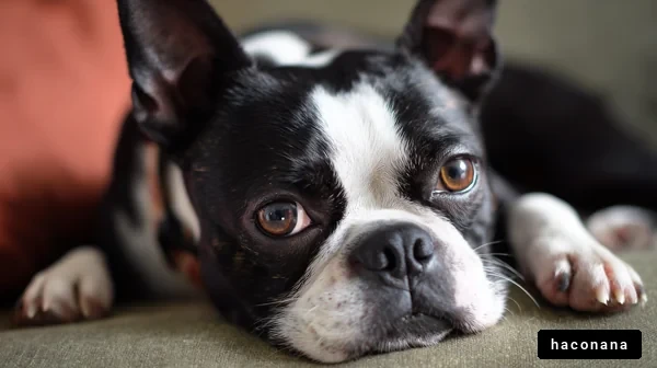 リラックスした犬の表情