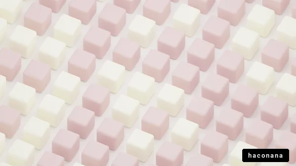 カラフルな立方体のパターン