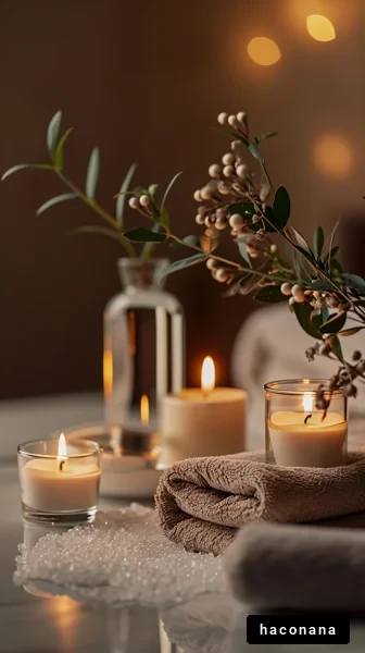 癒しのキャンドルアレンジ