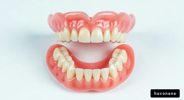 義歯のクローズアップ写真