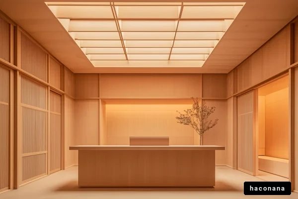 温かみのある現代的な室内