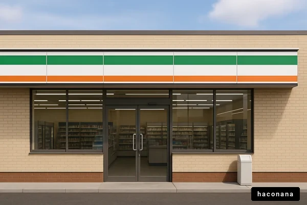 コンビニエンスストアの外観