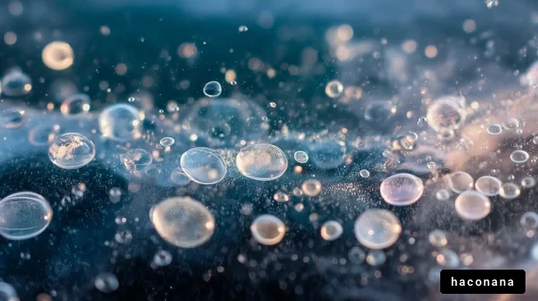 水滴の美しい瞬間
