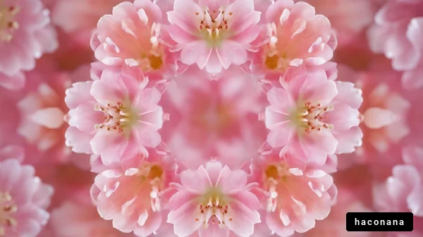 美しいピンクの花