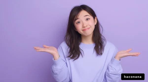 微笑む女性のポーズ