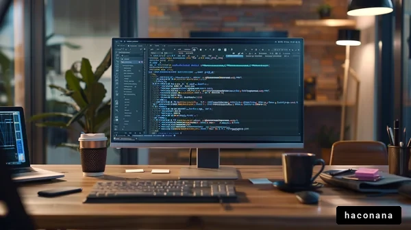 プログラミング作業風景