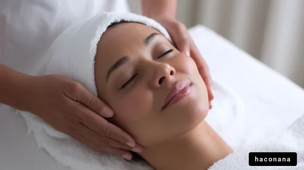 リラックスしたスパのひととき