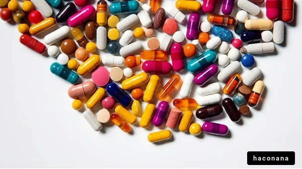 多様なカプセルと錠剤