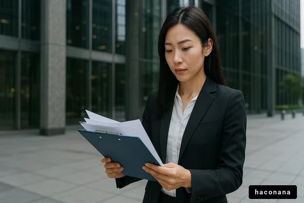 ビジネスシーンの女性