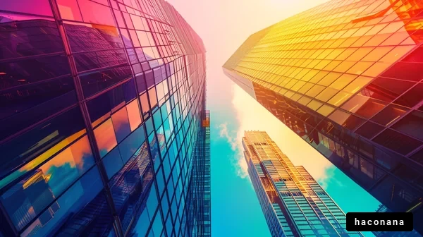 都市の高層ビル群