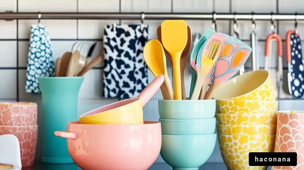カラフルなキッチン用品