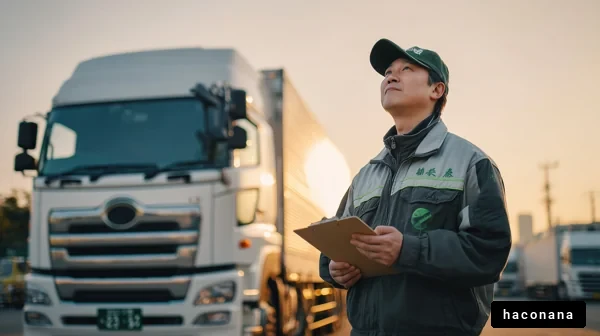 運転手の晴れやかな表情