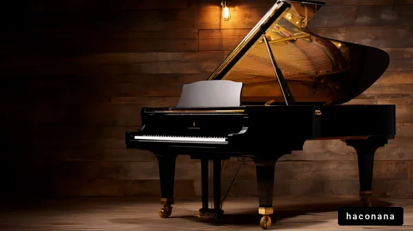 洗練されたグランドピアノ