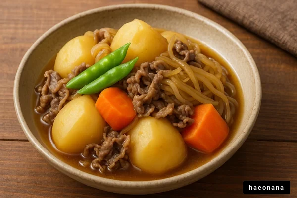 家庭の味の肉じゃが