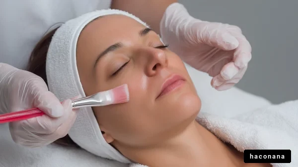 フェイシャルトリートメントの様子