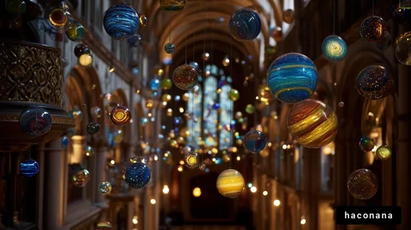 宇宙の美しい演出