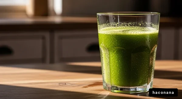 緑色の健康ジュース