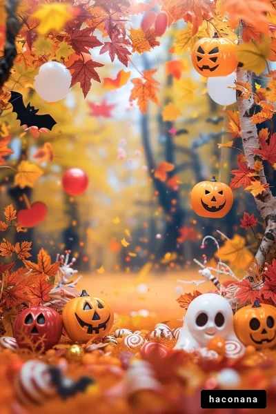 ハロウィンの楽しいシーン