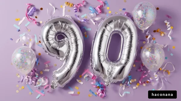 華やかなパーティーの飾り