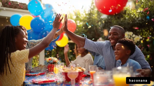 楽しいパーティーの瞬間