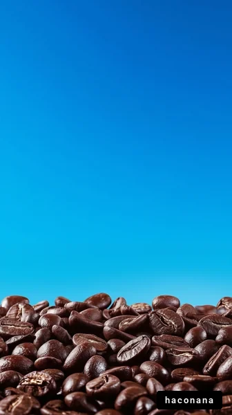 コーヒー豆の美しい風景