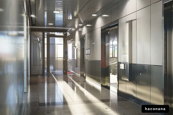 近代的なオフィスの廊下