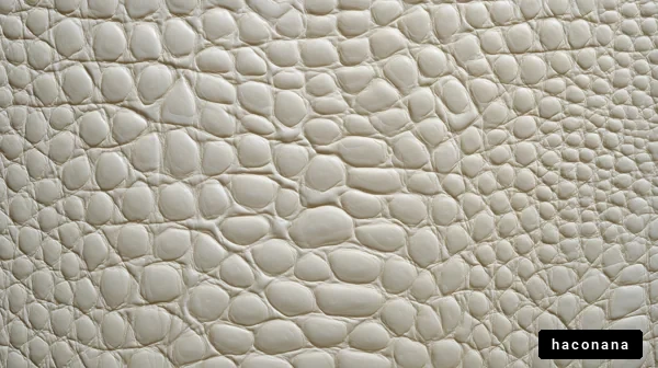 光沢のあるレザー素材