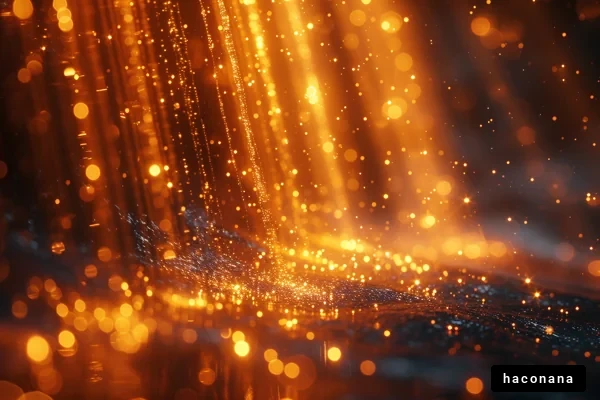 煌めく水の流れ