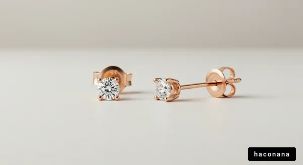 上品なピアスの写真