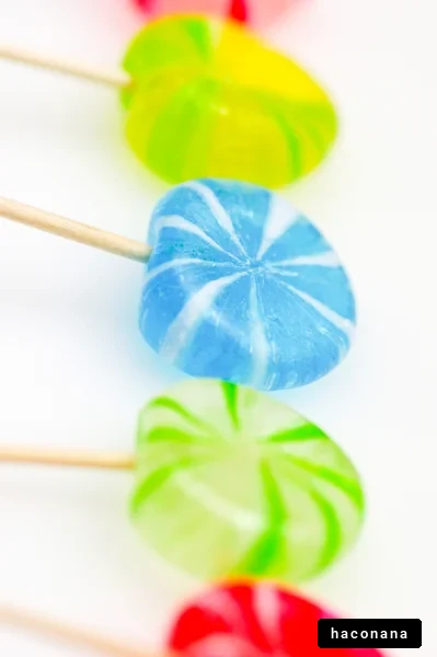 カラフルなキャンディコレクション