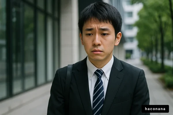 ビジネスマンの悩み