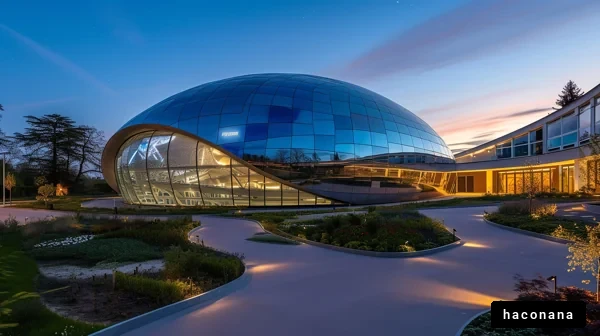未来的なデザインの建物