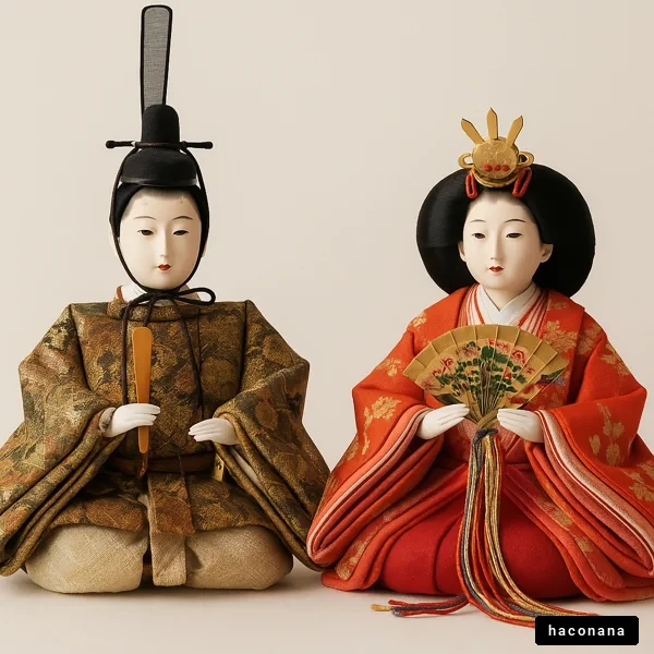 伝統的な日本の雛人形