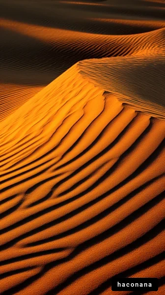 美しい砂丘の夕暮れ時