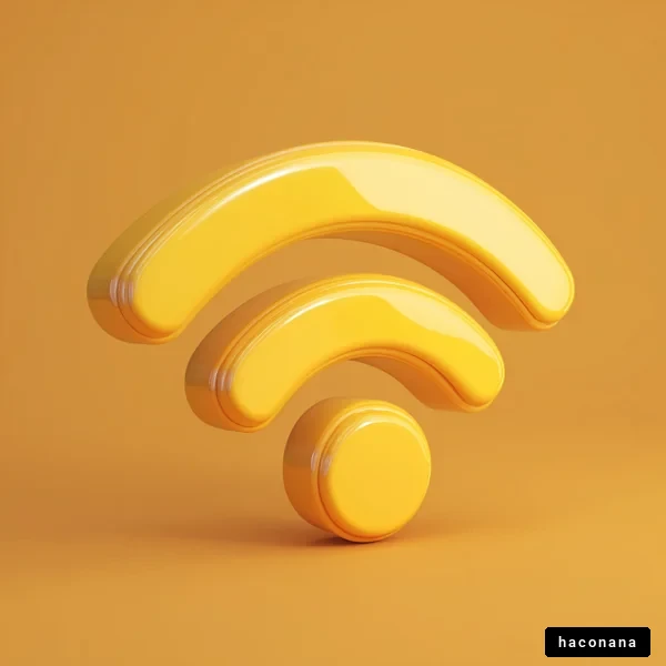 黄色のWi-Fiアイコン