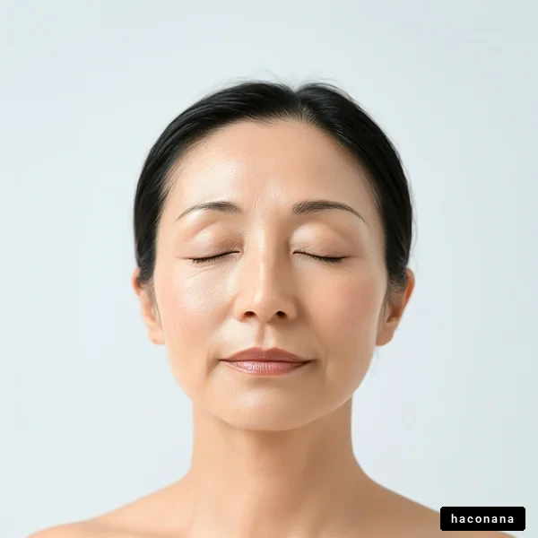 穏やかな表情の女性