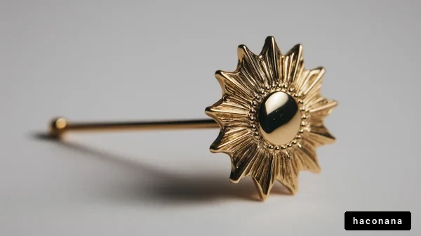 華やかな金色の装飾品