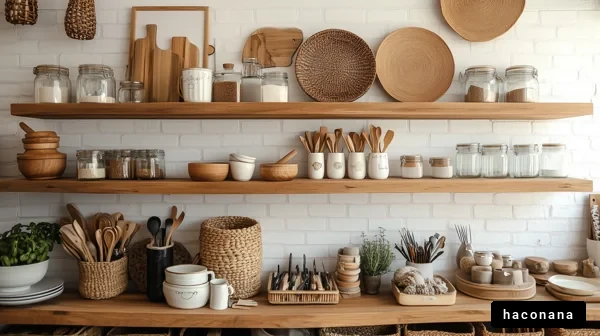 温かみのあるキッチン風景