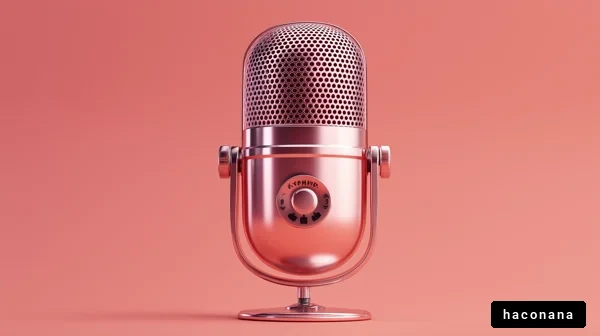 スタイリッシュなマイク