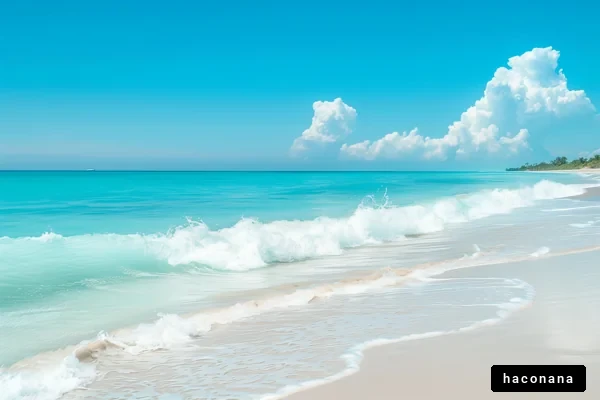 青い海と白い砂浜