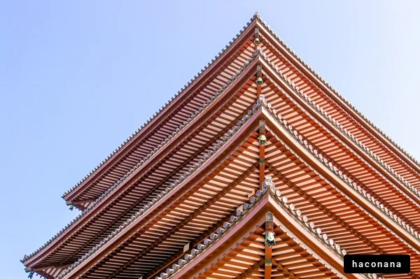 美しい伝統的な建物の屋根