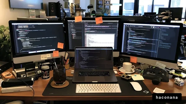 プログラマーの作業風景
