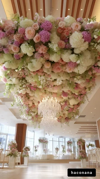 華やかな花の装飾