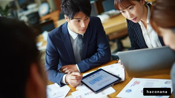 ビジネス会議の情景